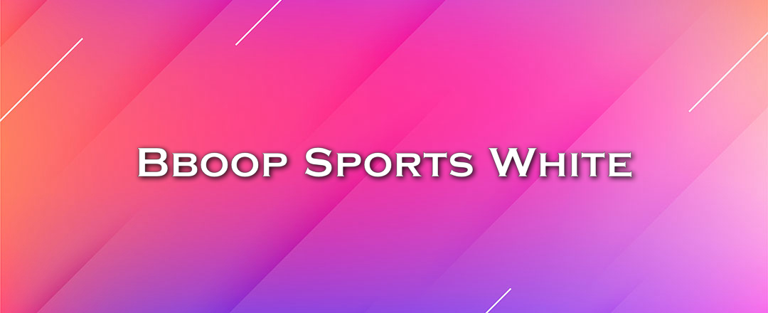 Bboop Sports White