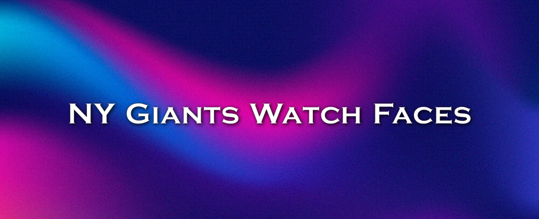 NY Giants Watch Faces