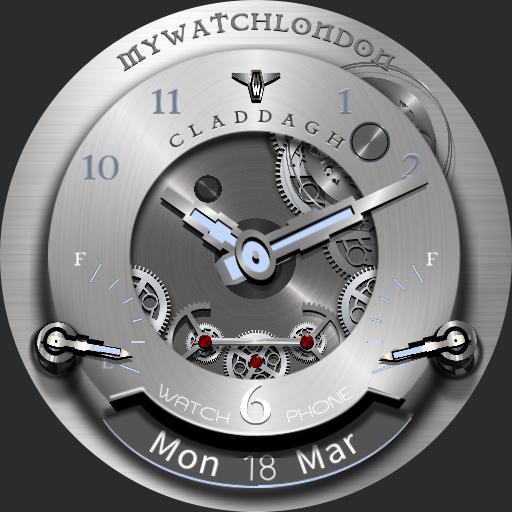 MYWATCH-CLADDAGH HEARTS