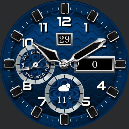 BLUE WATER v2 Watch Face
