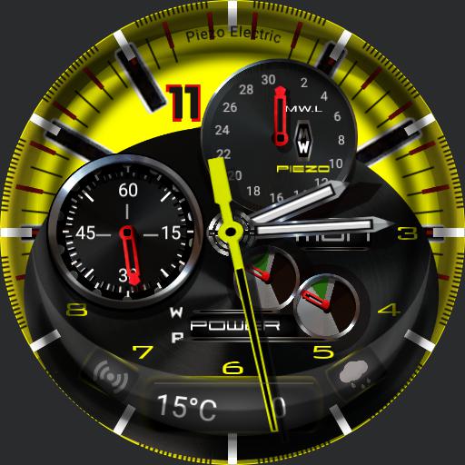 MyWatchPiezo Electric Yellow