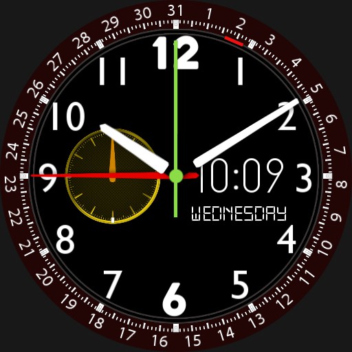 stopwatch calendar • WatchMaker the world's largest watch face platform