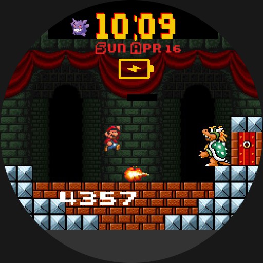 Mario Bros 3 Bowser ft Gengar