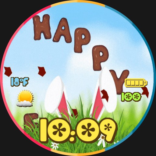 Chocolate-faced Easter Bunny