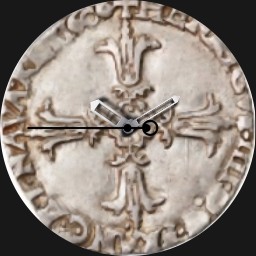 Silver, Henry IV, France, 1/4 Ecu, 1606