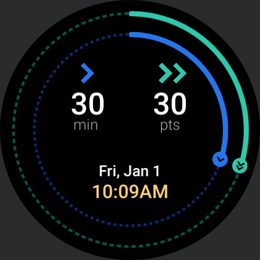 wear os google fit watch face