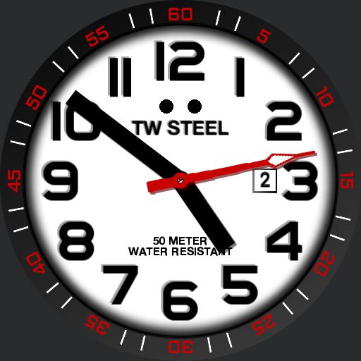 TW Steel Pilot Black and White