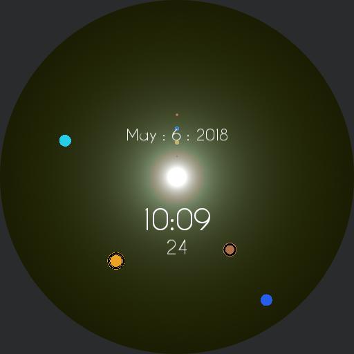 Solar System Sun Glare