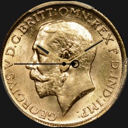  Gold, George V, Australia, Sovereign, 1918