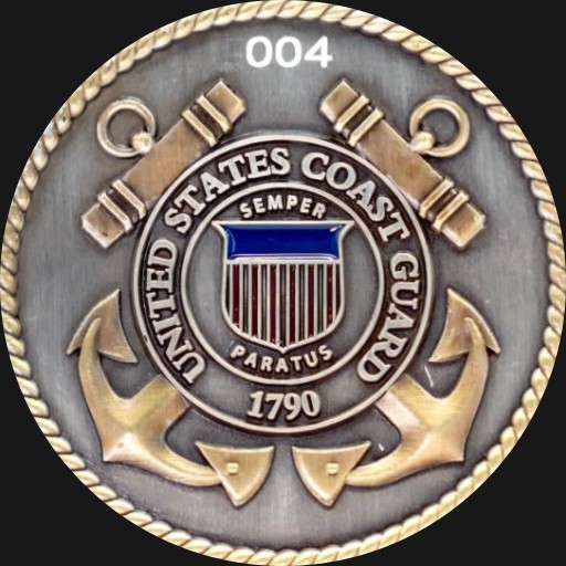 Challenge Coin, Coast  Guard Semper Paratus