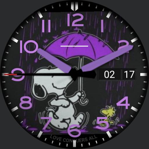 Snoopy Purple Rain