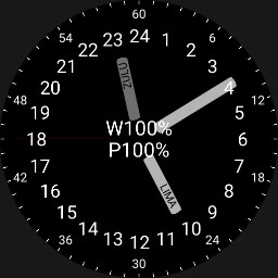 24hr Analogue with UTC