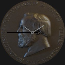 Bronze, USA, Hayes Peace Medal, 1877