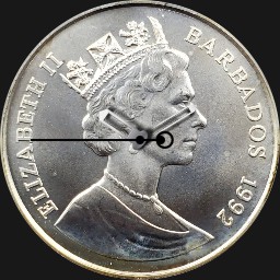 Silver, Barbados, Columbus Quincentenary, 1992 