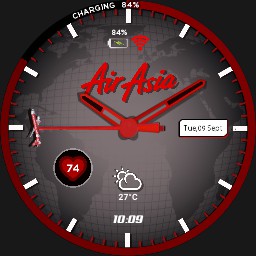AirAsia Red Black Copy