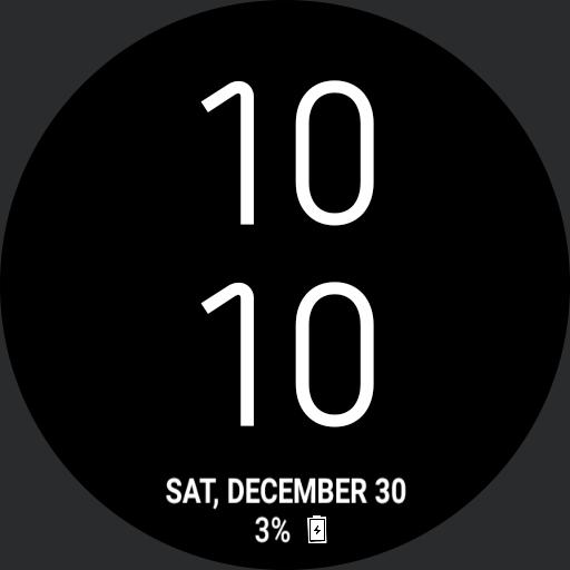 Samsung Galaxy S8 AOD for GS3 v2 24hr no background