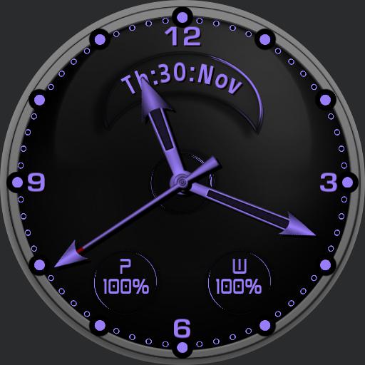 Orbis Black. single face.