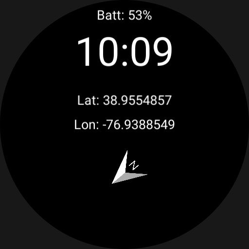 Compass w/ Lat + Long
