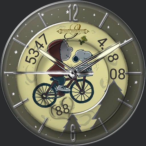 Snoopy Sport  3fach Dim nach Tageszeit