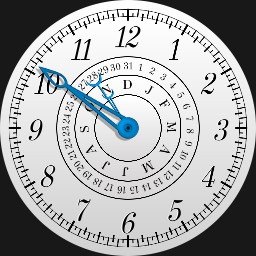 Brute MONOMATIC Classic Retro Calendar Single Hand Watch