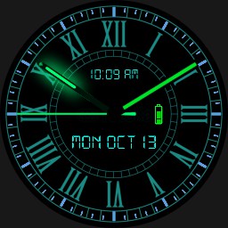 analog/digital watch face
