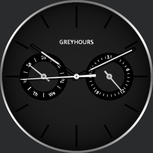 Greyhours vision shine carbon black