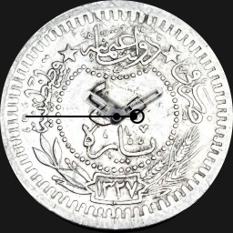 Silver, Ottoman, 40 Para, 1909