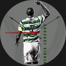 HENRIK LARRSON #7 CELTIC FC