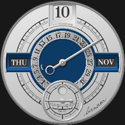 Berneron Quantieme Annuel in Silver