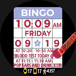 BINGO - Fast/Slow Dauber & Optional Red Letters Backgrd - Furmaniac