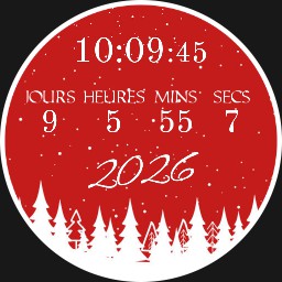 Bonne Annee Countdown red.white by ML