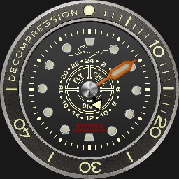 Singer Divetrack SR401 Diver Field Watch Bezel