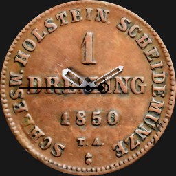 Copper, Schleswig-Holstein, Dreiling, 1850