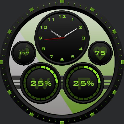 Sporty Stripe White III Multi-Screen