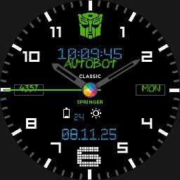 Transformers Green Galaxy Watch 8 Classic