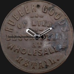 Vulcan/Ebon-ite, Baltimore Merchant Token, 1860s