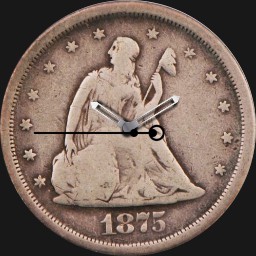 Silver, 20 Cents,1875, U.S., 229.95 Dollars 