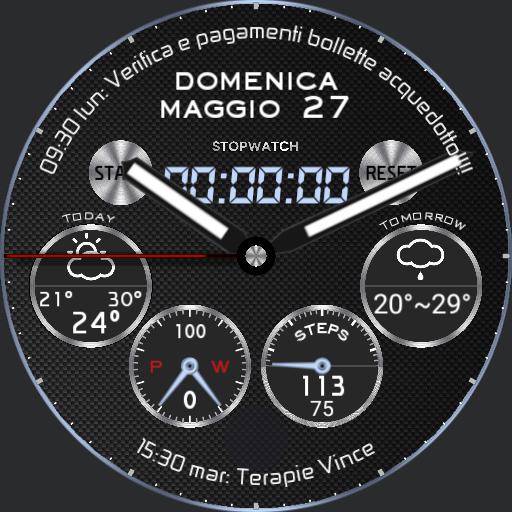 VF27 color - original kosiba 4 dials stopwatch