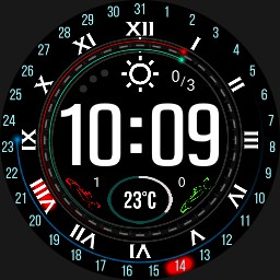 F1 Round Digital Race HG7AN V2.0