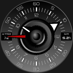 Brute GYROTRON Pilot Rotational Time Instrument Watch