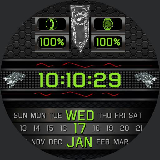 STARK Winter GOT tribute 3 Face collection.