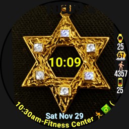 JEWISH HOLIDAYS & SHABBAT w/Animation Automatically Display #1 - WOS6