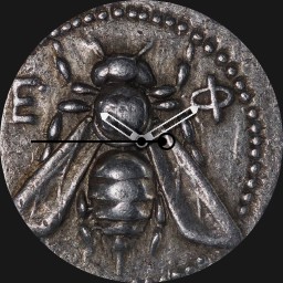 Silver Tetradrachm of Greek Ephesos, 390-380 BCE  