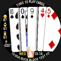 CARDS: PLAYING CARDS Tell The Time -- WOS6