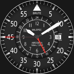 Brute AIRCOBRA Pilot Aviator GMT Military Field Watch