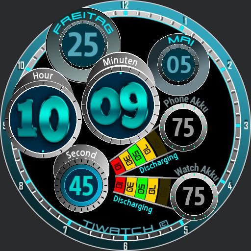 TiWatch - Blue Animation