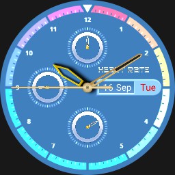 ligth Blue watch