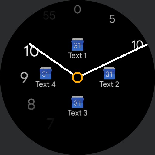 minimalistic radar watch