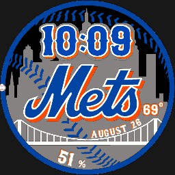 Mets patch black/grey/blue 