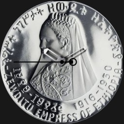 Silver, Ethiopia, 5 Birr, 1972, 3